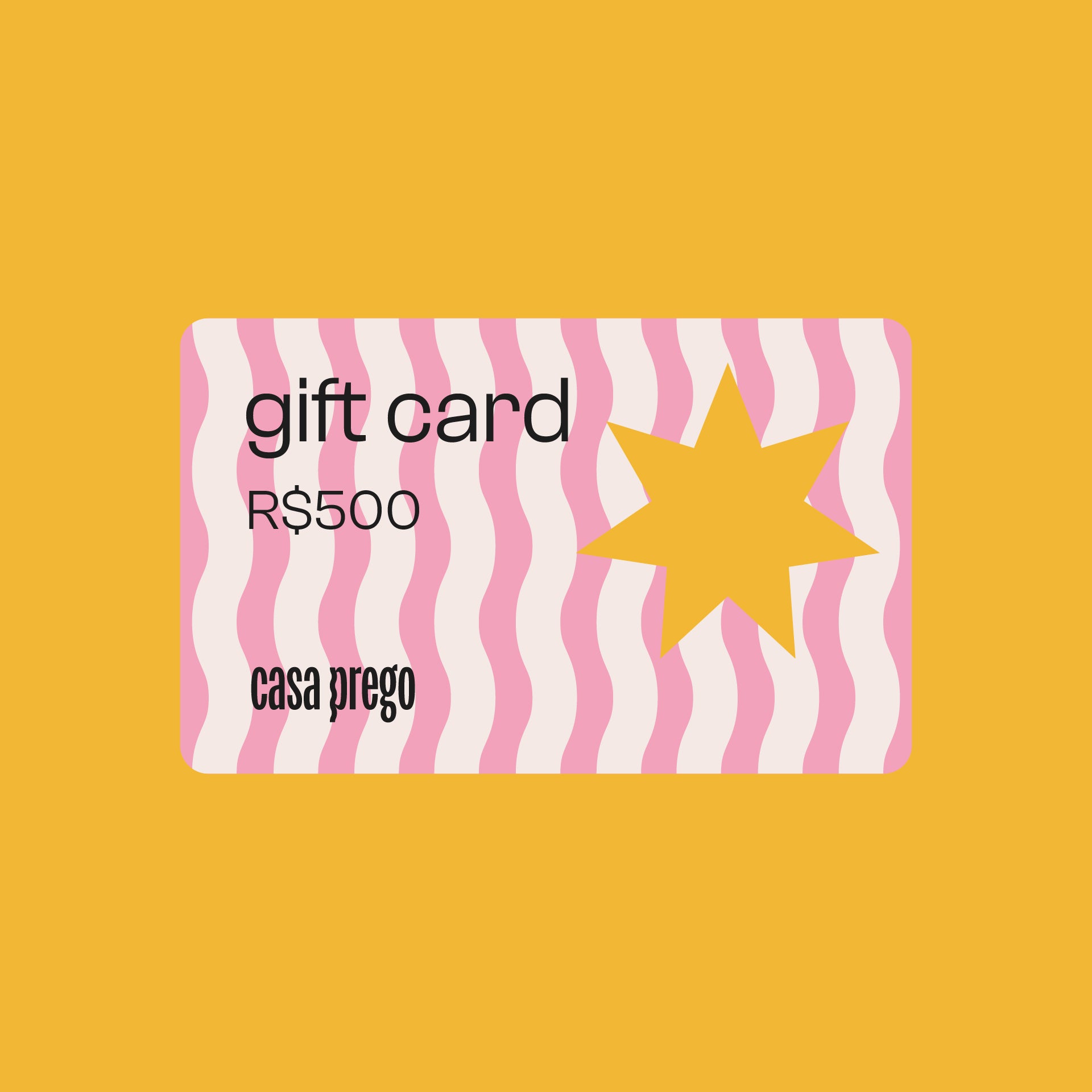 Gift Card Casa Prego