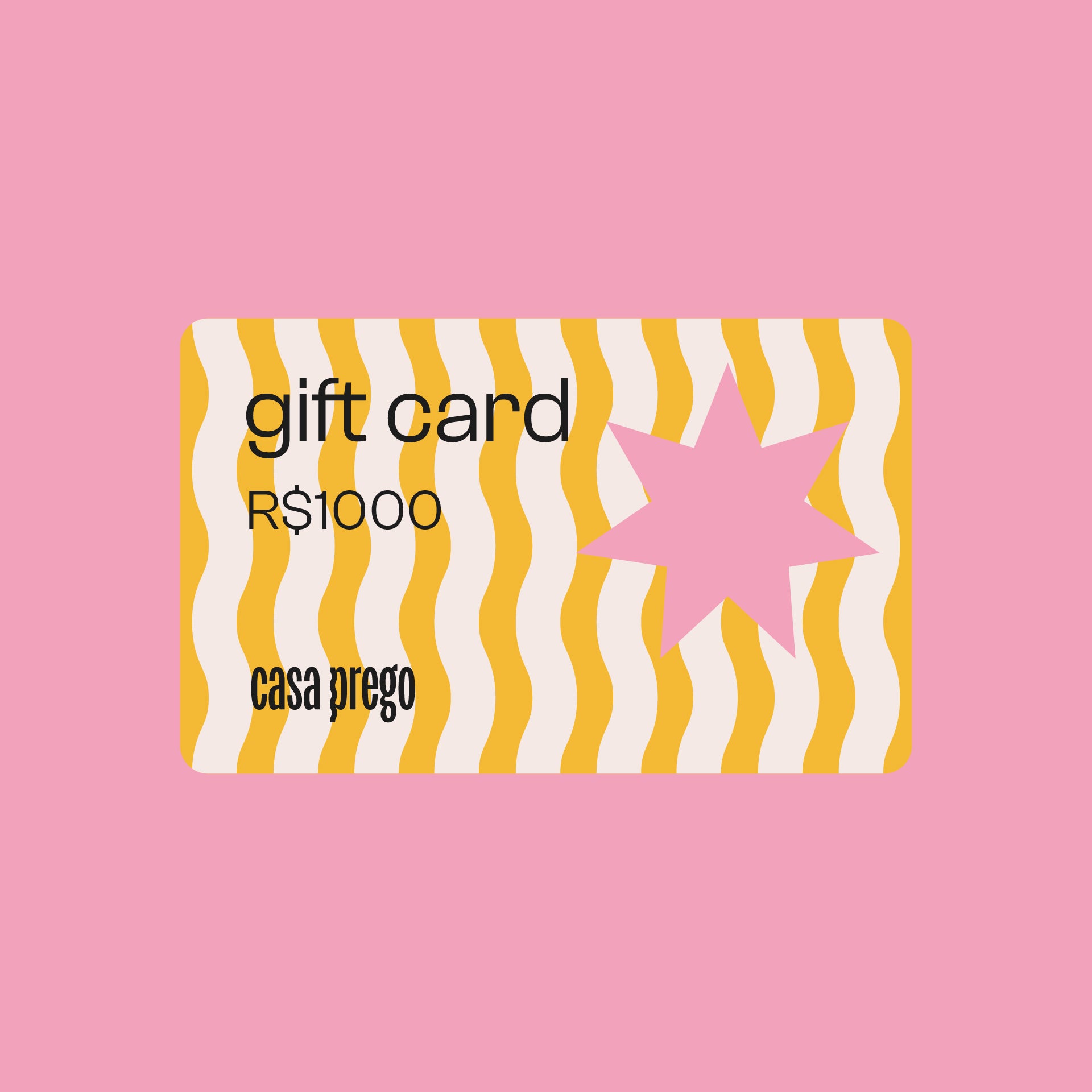 Gift Card Casa Prego